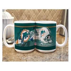  Miami Dolphins NFL Coffee Mug   Helmet Style Sports 