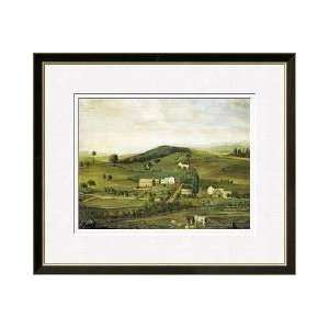  An American Farm Fall View From The East Framed Giclee 