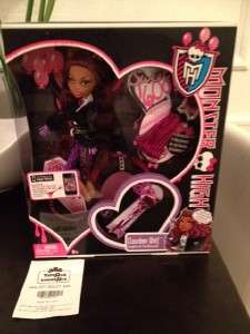 SOLD OUT Monster High CLAWDEEN WOLF Doll Sweet 16 1600 w/ Gift Receipt 