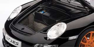 PORSCHE 977 GT3 RS   BLACK WITH ORANGE STRIPES