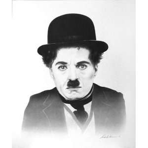  Charlie Chaplin 1 Charcoal Portrait