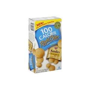 Sandies 100 Calorie Right Bites Cookies, Shortbread, 4.44oz, (pack of 