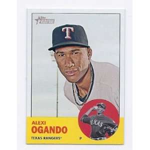  2012 Topps Heritage #303 Alexi Ogando Texas Rangers 