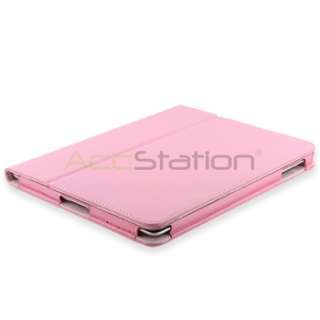 new generic leather case w stand compatible with apple ipad 2 light 
