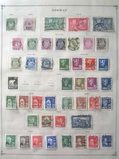 Norway WONDERFUL $$ Collection On Scott Pages  