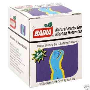 Badia Natural Herb Tea Bag, 10 Count Boxes (Pack of 5)  