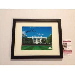 2012 Presidental Candidate MITT ROMNEY Signed Autographed White House 