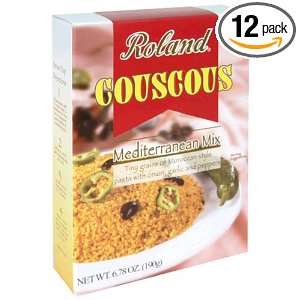 Roland Couscous Mix, Mediterranean Mix, 6.78 Ounce Boxes (Pack of 12)