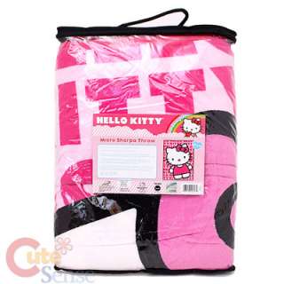   Throw Micro Sherpa Blanket (58x78 Twin) Pink Typo 087918446472  