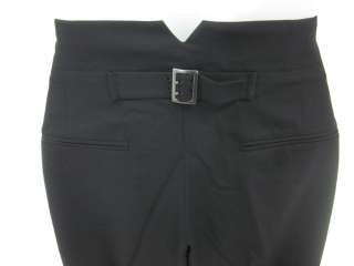 you are bidding on a theory black high waisted wide leg pants trousers 