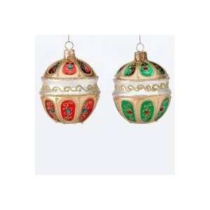  Waterford Holiday Heirlooms Royal Crown Ornament, Set of 2 