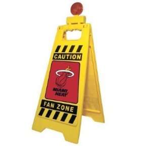  Miami Heat 29 inch Caution Blinking Fan Zone Floor Stand 