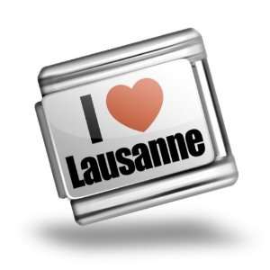   Original I Love Lausanne region of Vaud, Switzerland Bracelet Link
