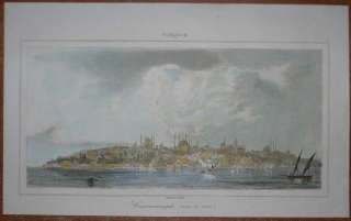 1840 print CONSTANTINOPLE ISTANBUL, TURKEY (#7)  