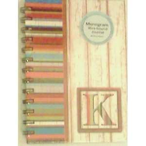  Journal / Diary ~ Monogram Wire bound ~ 80 Ruled Sheets 