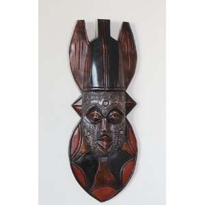    Benin Head Traditional African Wooden Mask 