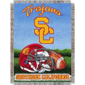 USC Trojans NCAA Woven Tapestry Throw (Home Field Advantage) (48 x60 )