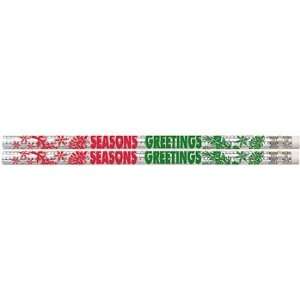  Seasons Greeting Pine Cones. 72 Pencils D1066 72 Pack 