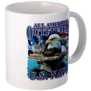 Mug (Coffee Drink Cup) All American Outfitters US Navy Bald Eagle US 