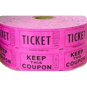 3M Double Pull Apart Event Raffle Ticket Roll Assorted Colors (5 Pack 