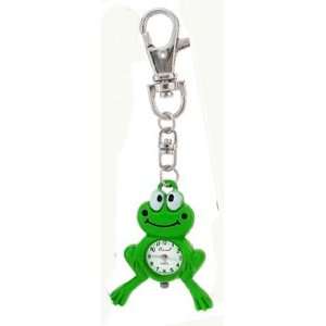    Green Frog Keychain Key Chain Key Ring Watch 