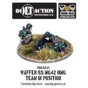  Bolt Action 28mm Waffen SS HMG 42 Team Toys & Games