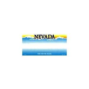  Nevada State Background Blanks FLAT Automotive License 