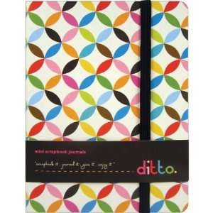  Ditto Mini Scrapbook Journal 2/Pkg Black & White Multi 