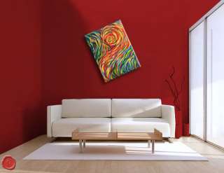   Abstract Art Signed By Artist Acrylic Paintings On Canvas  