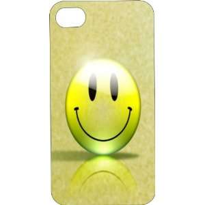  Clear Hard Plastic Case Custom Designed Smiley Face iPhone 