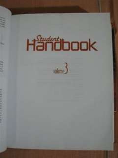 Three Volumes   Student Handbook by Southwestern 2009 Homeschool Books 