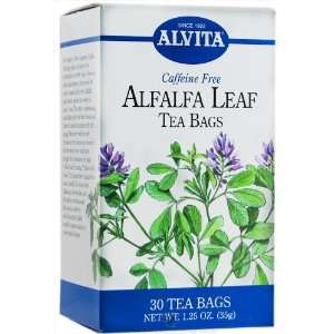  Alvita Alfalfa Leaf Caffeine Free 30 Tea Bags Health 