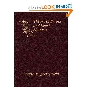   of Errors and Least Squares Le Roy Dougherty Weld  Books