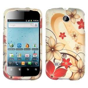Red Flowers Hard Case Phone Cover Huawei Ascend II 2  