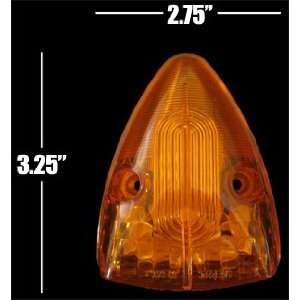  LED Amber Triangle Cab Clearance Marker Truck Light 