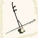 Haegeum To play the haegeum, a bow is inserted between the two 