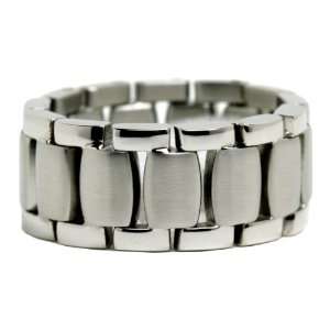  Suemi, Appear Amid, Stainless Steel Unisex Linked Ring 