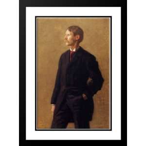  Eakins, Thomas 19x24 Framed and Double Matted Portrait of 