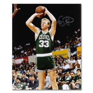  Larry Bird Boston Celtics   Inbound Pass   Autographed 
