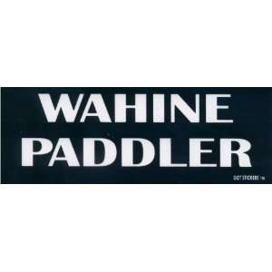  Hawaiian Wahine Paddler Bumper Sticker Automotive