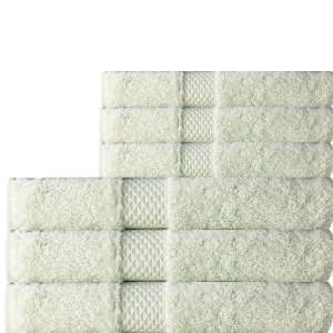 Yves Delorme Etoile Wash Cloths   Avocat (Pale Green)