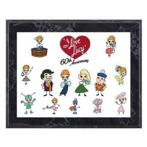  I Love Lucy 60th Anniversary 10.5 x 13 plaque