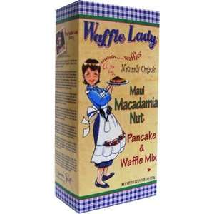 Waffle Lady Naturally Organic Maui Macadamia Nut Pancake and Waffle 