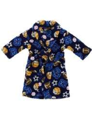 MacHenry Originals Navy All Star Plush Bath Robe for Toddler Boys
