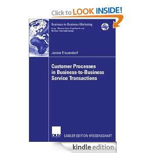 Customer Processes in Business to Business Service Tansactions Janine 