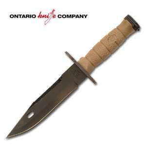  M 10 1095 Razor Sharp Carbon Steel Bayonet Knife Sports 