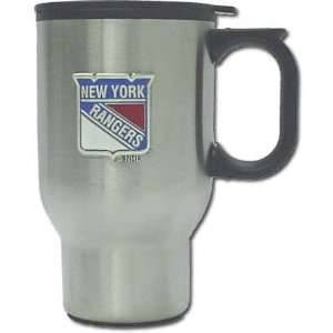 New York Rangers Stainless Steel Travel Mug