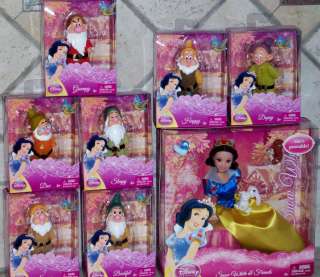   SNOW WHITE & THE SEVEN DWARFS SLEEPY HAPPY SNEEZY DOPEY GRUMPY  