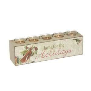   for the Holidays Votive Christmas Candle Holder Block