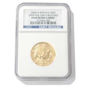 2008 $25 Gold Buffalo Coin PF69 Ultra Cameo Early Release 